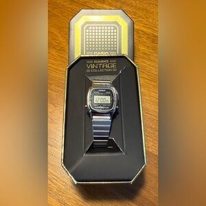 Casio Vintage Collection Silver Watch LA670W-1LT